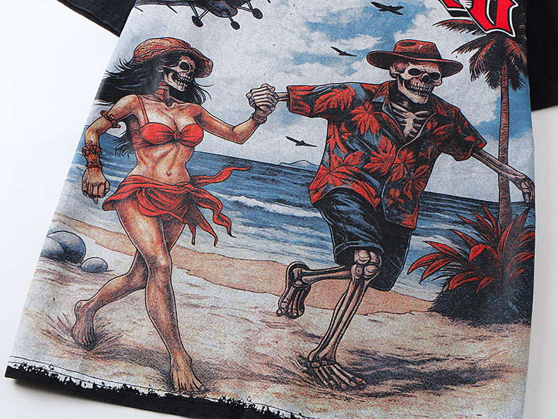 GODSPEED Skull Couple T-shirt