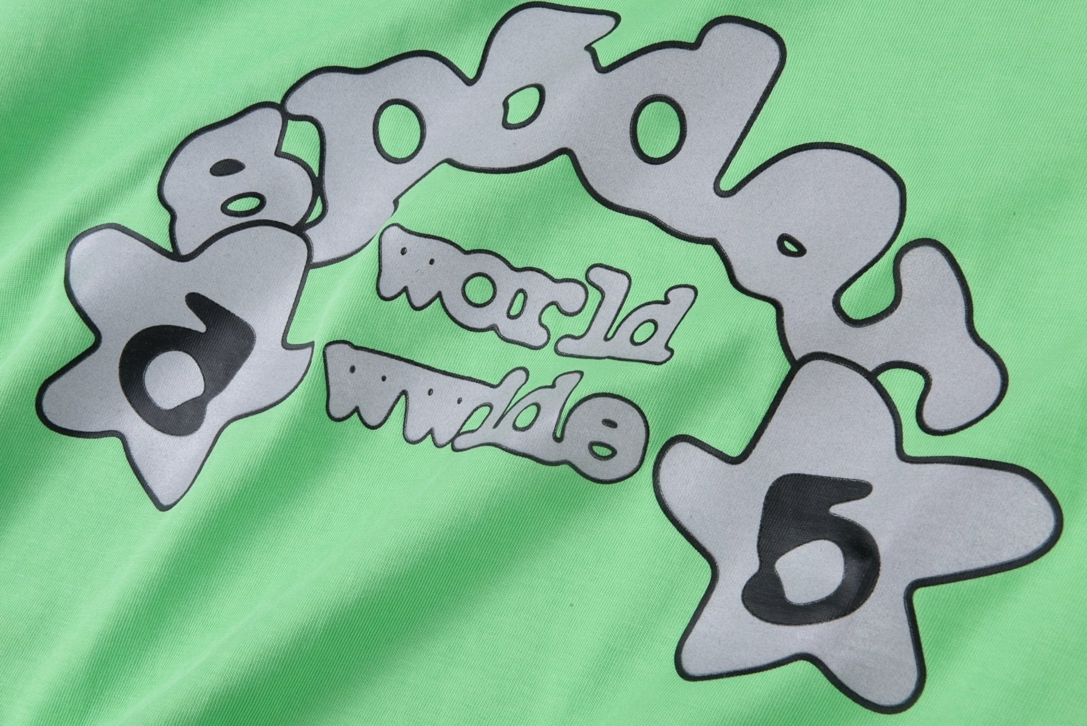 Sp5der Worldwide Tee Slime Green