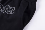 Sp5der OG Logo Sweat Shorts Black