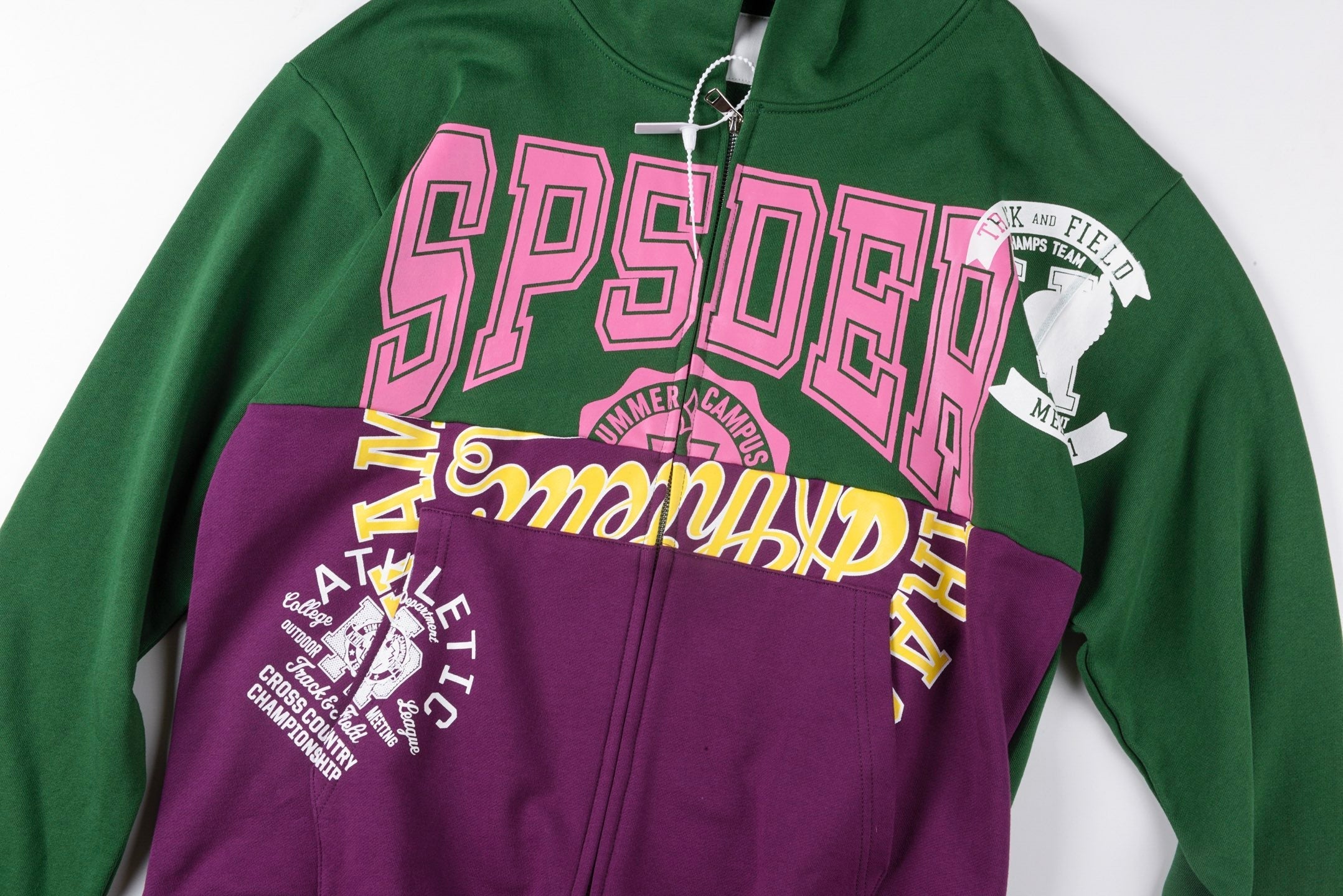 Sp5der Campers Field Zip Up Hoodie