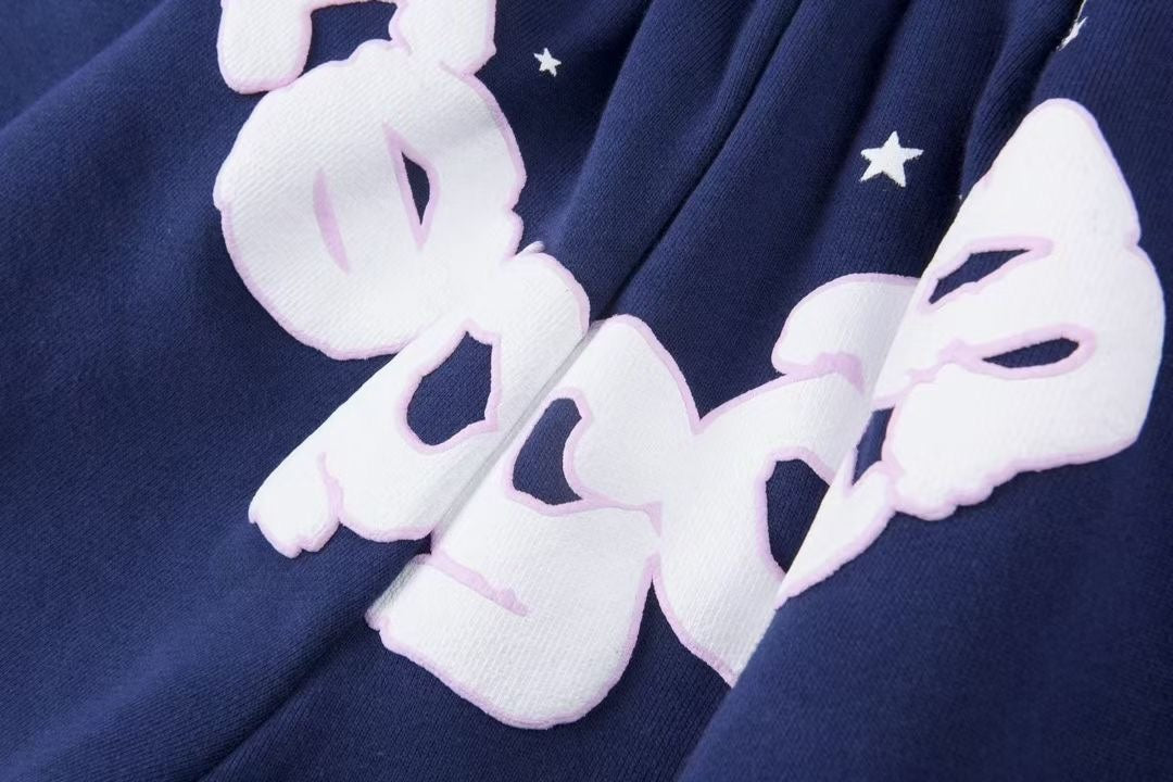 Sp5der OG Web Logo Sweat Short Navy