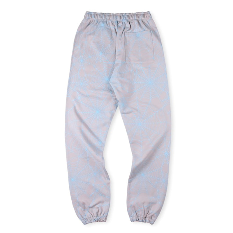 Sp5der AOP Web Sweatpants 'Heather Grey'