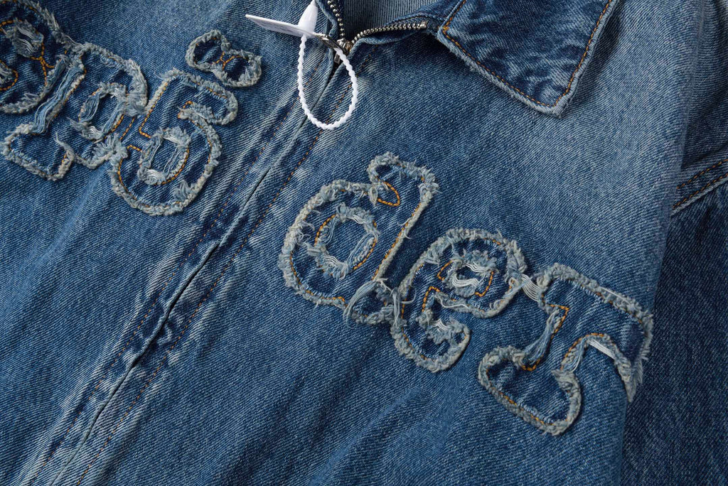 Sp5der 555555 demin jean jacket