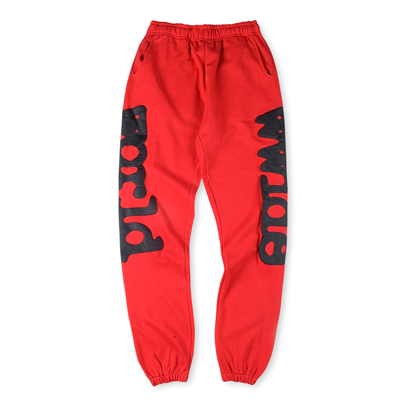 Sp5der Beluga Sweatpants Red
