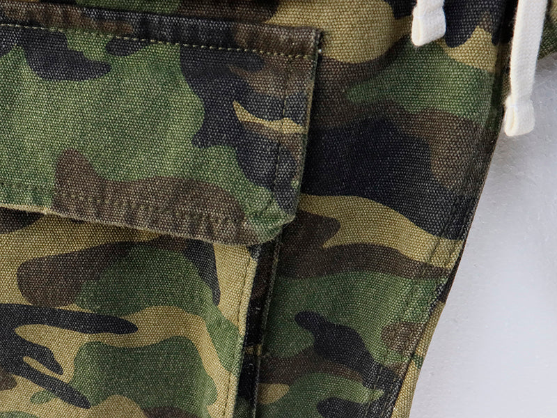 Godspeed Camouflage Denim Shorts #8667
