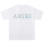 AMIRI Simple letter logo printing T-Shirts