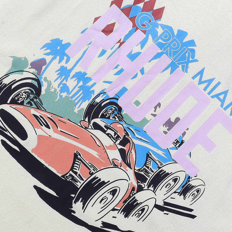 RHUDE Miami Grand Prix cotton T-shirt
