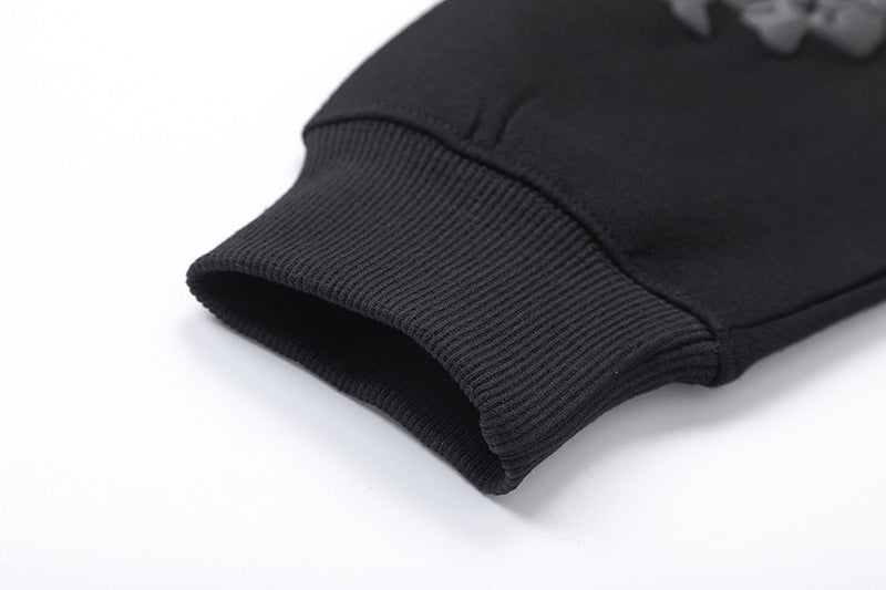 Denim Tears The Black Cotton Wreath Hoodie