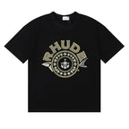 RHUDE Cotton Logo Caviar T-Shirts