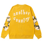 Denim Tears Kapok Pattern Printed Sweatshirts