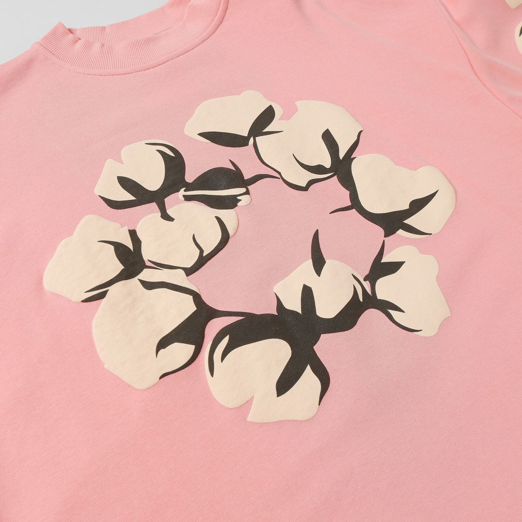 Denim Tears Kapok Pattern Printed Sweatshirts