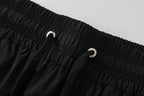 AMIRI Pool Cue Straight-Leg Mid-Length Logo-Print Swim Shorts