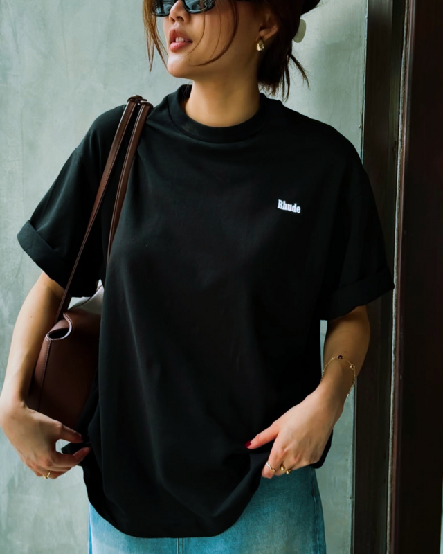 RHUDE ClassIque Mock Nnck Tee