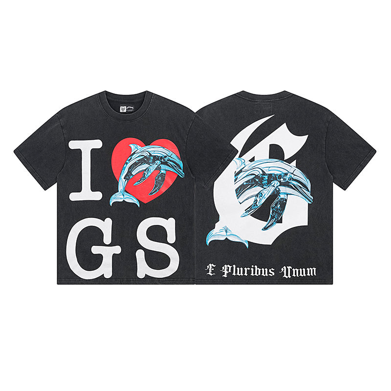 Godspeed Miami Dolphin T-Shirt Black