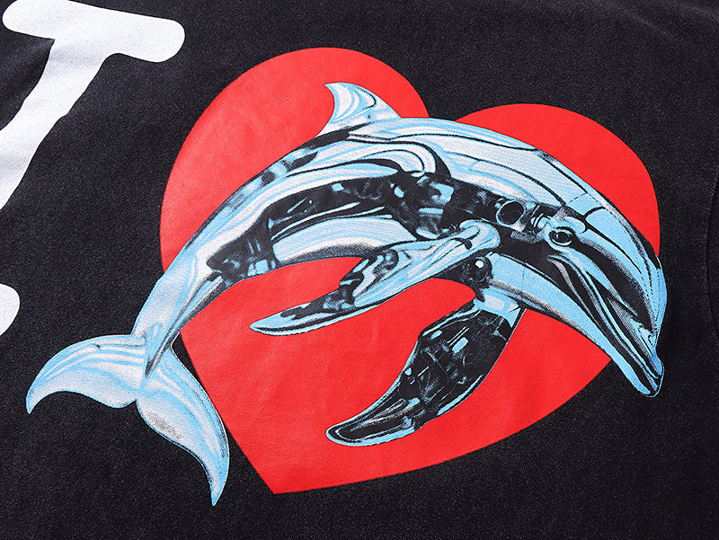 Godspeed Miami Dolphin T-Shirt Black