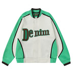 Denim Tears Green White Track Jackets