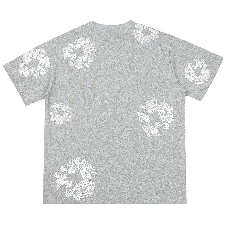 Denim Tears Crystal Patch Cotton logo Design T-Shirts