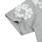 Denim Tears Crystal Patch Cotton logo Design T-Shirts