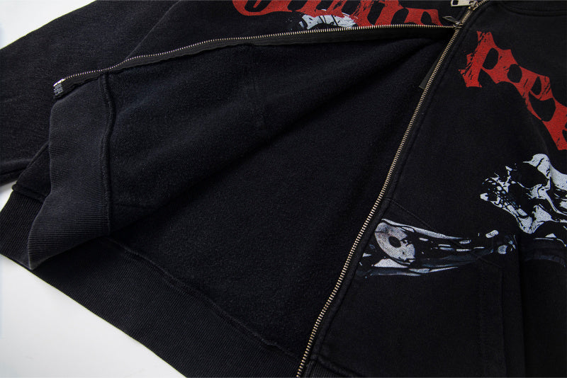 Godspeed Mankind vs Ai Zip Up Hoodies