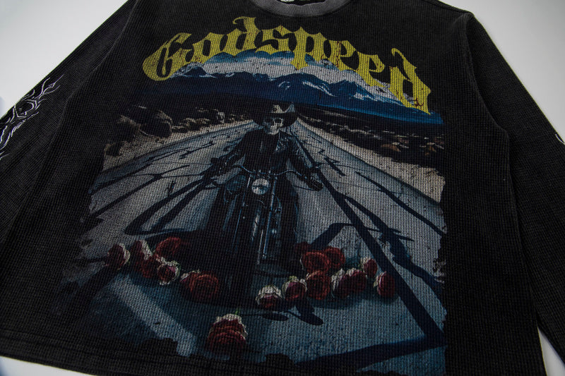 Godspeed Long Lonely Road L/S Thermal Tee