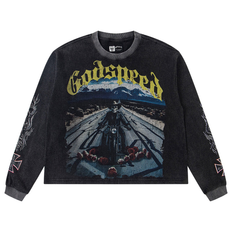 Godspeed Long Lonely Road L/S Thermal Tee