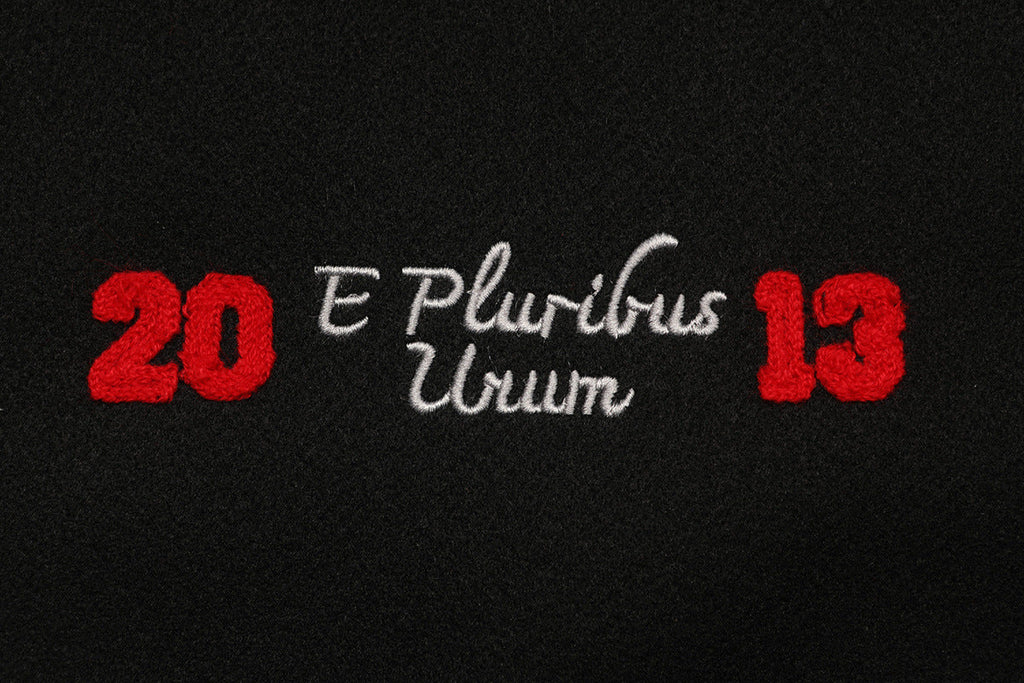 Godspeed Mankind Vs Ai Varsity Jacket Black/red