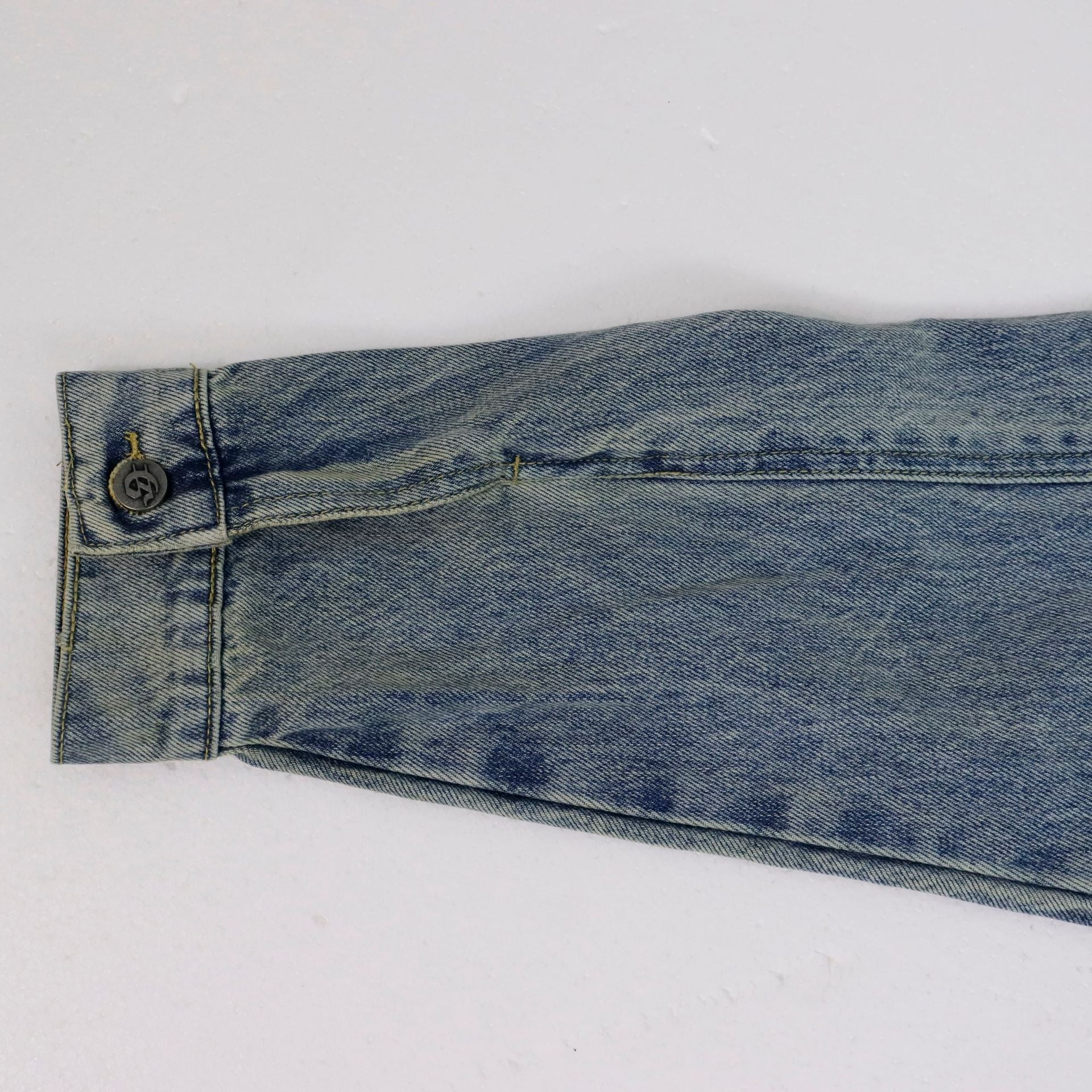 Godspeed Embroidered Letter Denim Jacket