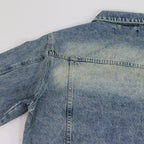 Godspeed Embroidered Letter Denim Jacket