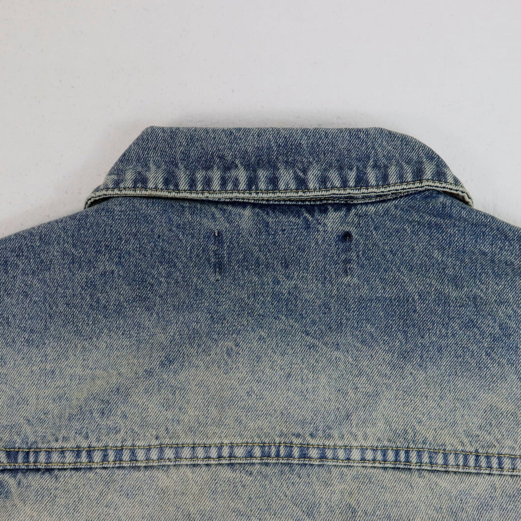 Godspeed Embroidered Letter Denim Jacket