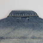 Godspeed Embroidered Letter Denim Jacket