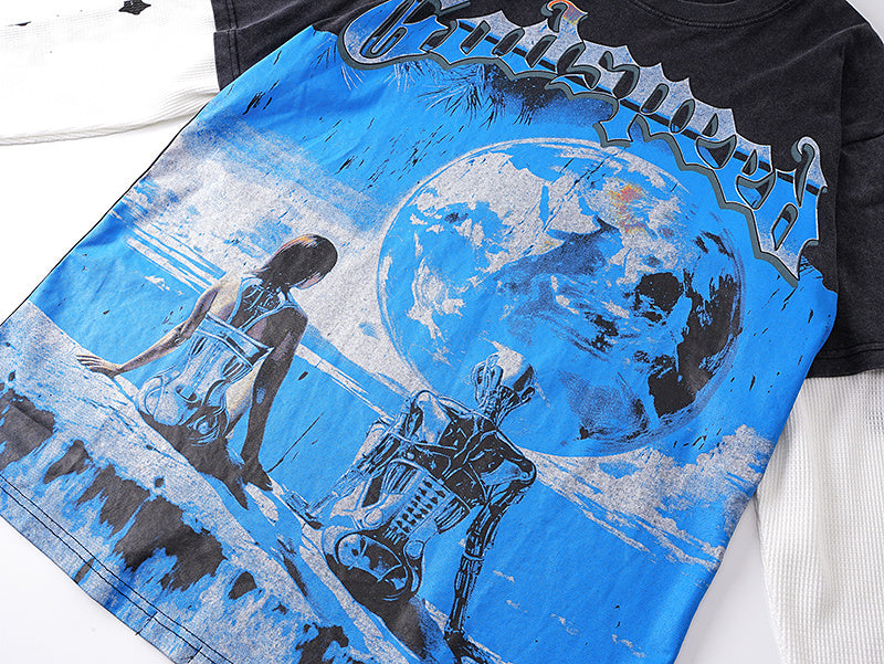 GODSPEED Artificial Love Layered Long Sleeve T-Shirt