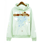 Sp5der Spider Web Hoodie-Green #5505