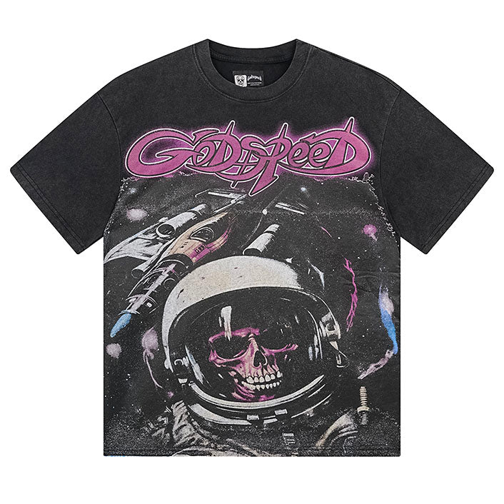 GODSPEED Skeleton Astronaut T-shirt