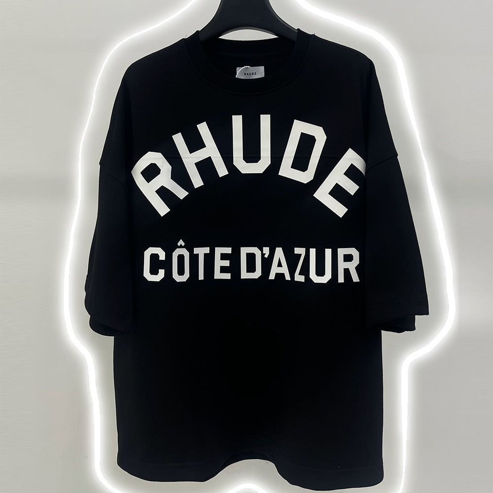 Rhude Mid-Sleeve Boxy T-shirt