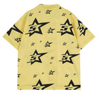Sp5der Star Pattern Short-sleeved Shirt