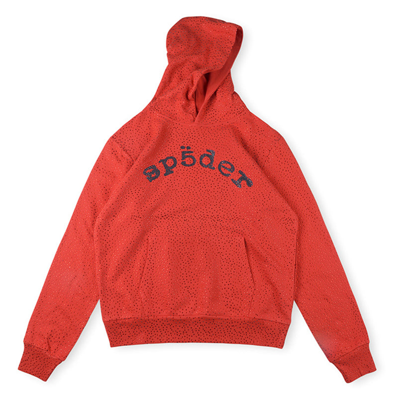 Sp5der VVS Hoodie Bright Diamond Red
