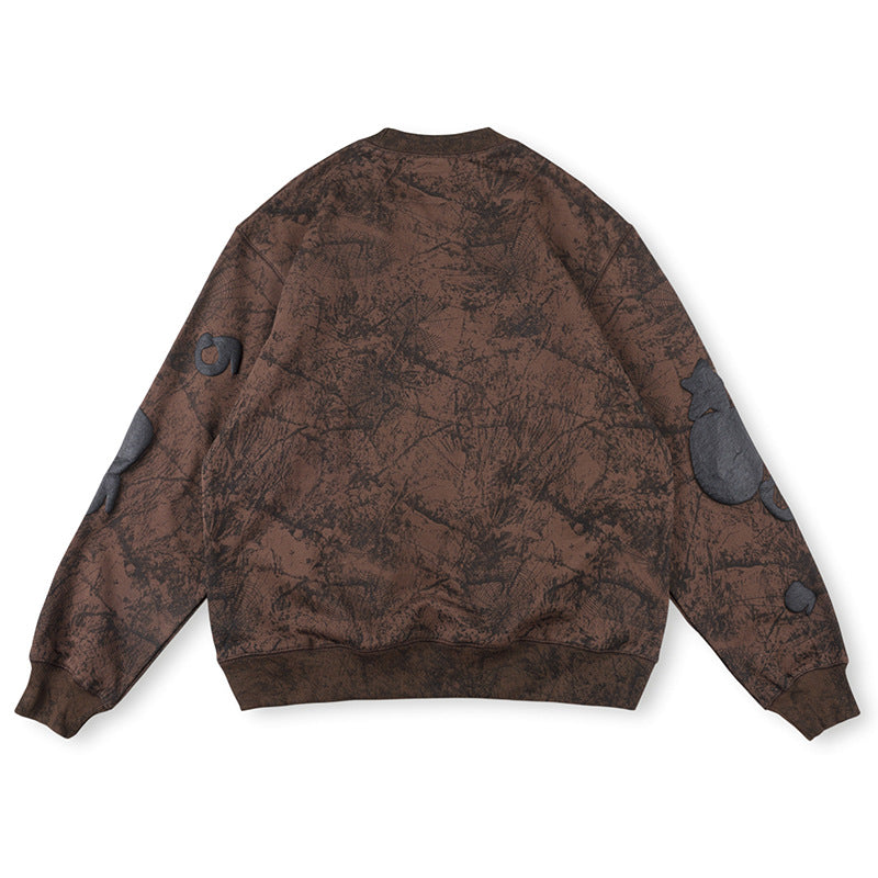 Sp5der Beluga Real Tree Camo Crewneck Sweatshirt