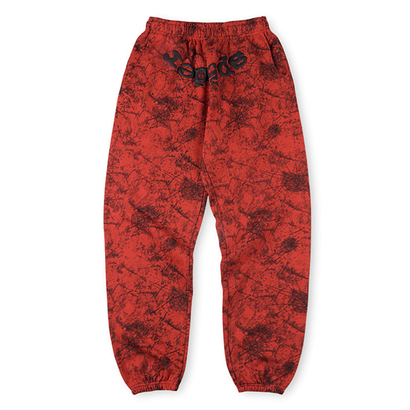 Sp5der OG Tree Camo Hoodie Red