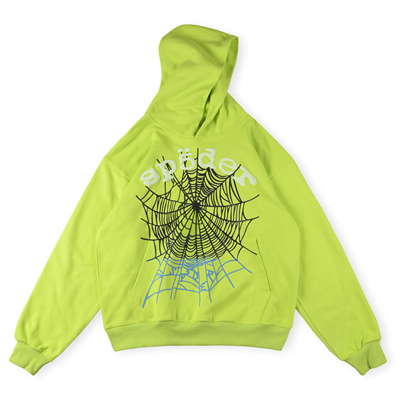 Sp5der OG Web V2 Sweatshort Acid Green