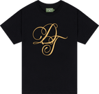 Denim Tears Metallic Gold Script Tee