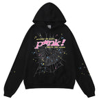 Sp5der Young Thug Punk Hoodie-Black #142