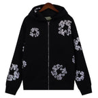 Denim Tears Kapok Flower Pattern Printed Hoodie